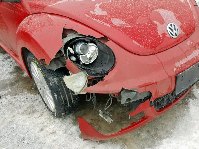 3VWRW31C78M507869 - 2008 VOLKSWAGEN NEW BEETLE Qırmızı foto 9