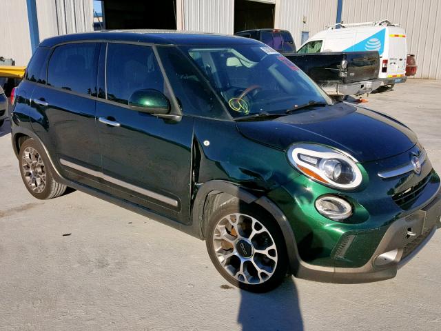 ZFBCFADH3EZ009122 - 2014 FIAT 500L TREKK GREEN photo 1