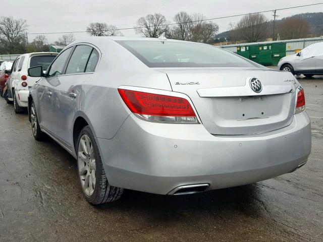 1G4GE5EV2AF104372 - 2010 BUICK LACROSSE C SILVER photo 3