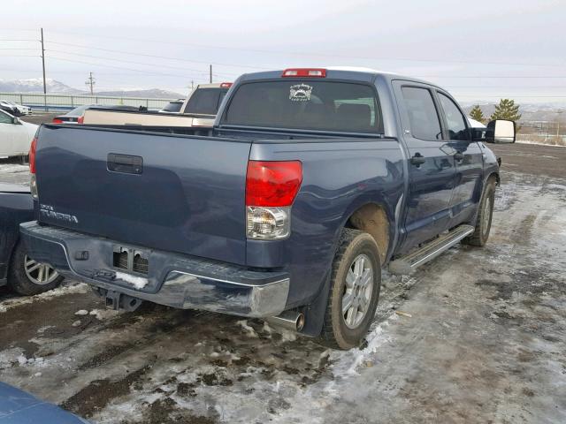 5TFEV541X8X037180 - 2008 TOYOTA TUNDRA CRE GRAY photo 4