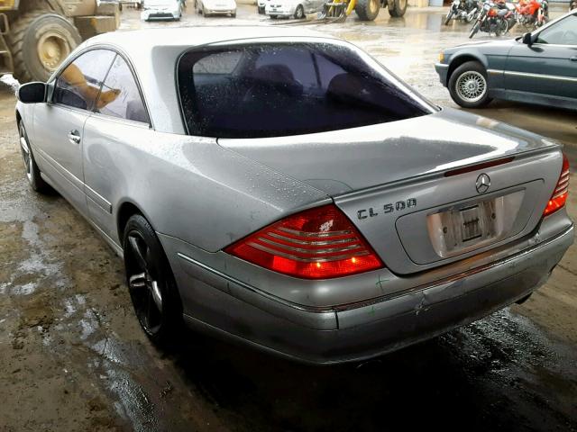 WDBPJ75J05A045817 - 2005 MERCEDES-BENZ CL 500 SILVER photo 3