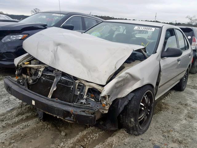 1N4AB41D4WC744110 - 1998 NISSAN SENTRA E SILVER photo 2