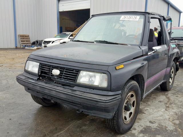 2CNBE18U9S6948605 - 1995 GEO TRACKER BLACK photo 2