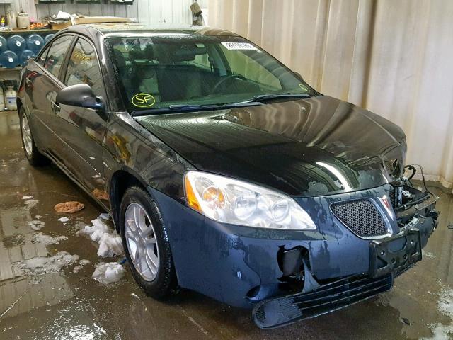 1G2ZF55B664143022 - 2006 PONTIAC G6 SE BLACK photo 1