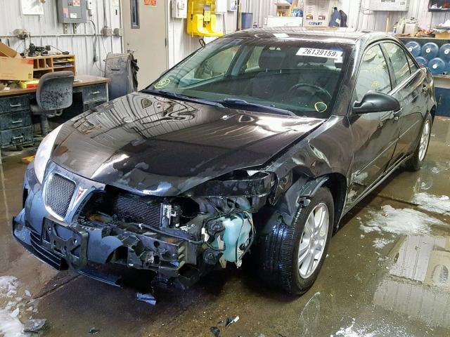 1G2ZF55B664143022 - 2006 PONTIAC G6 SE BLACK photo 2