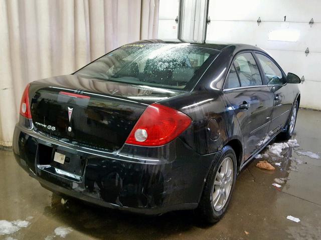 1G2ZF55B664143022 - 2006 PONTIAC G6 SE BLACK photo 4