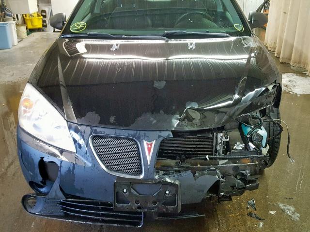 1G2ZF55B664143022 - 2006 PONTIAC G6 SE BLACK photo 9