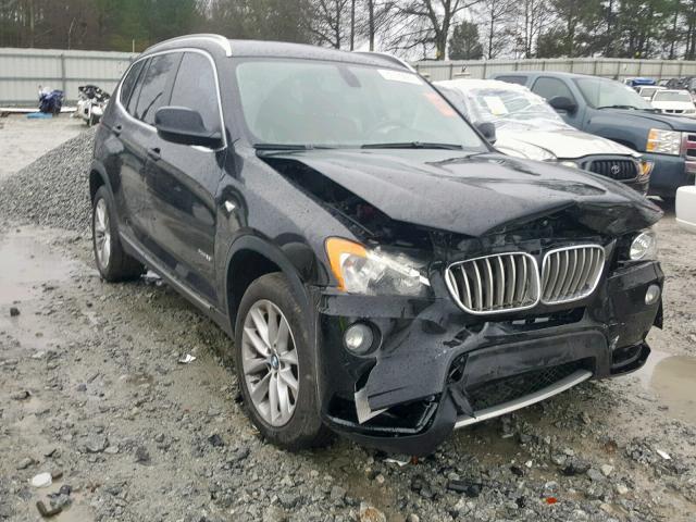 5UXWX5C53BL711833 - 2011 BMW X3 XDRIVE2 BLACK photo 1