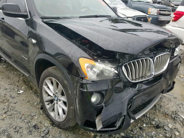 5UXWX5C53BL711833 - 2011 BMW X3 XDRIVE2 BLACK photo 9