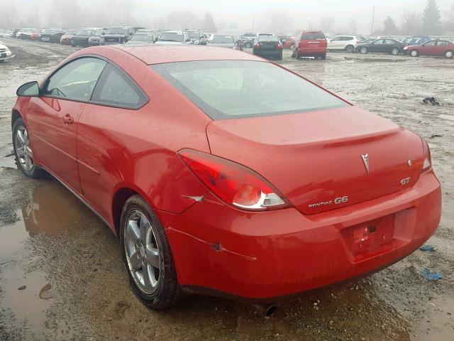 1G2ZH158364199894 - 2006 PONTIAC G6 GT RED photo 3