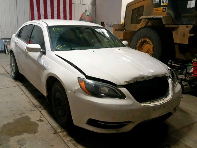 1C3CCBAB7EN213672 - 2014 CHRYSLER 200 LX WHITE photo 1