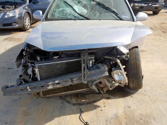 KNAFE121775380889 - 2007 KIA SPECTRA EX SILVER photo 9