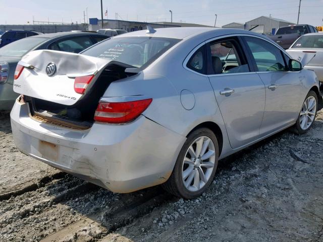 1G4PR5SKXE4162343 - 2014 BUICK VERANO CON SILVER photo 4