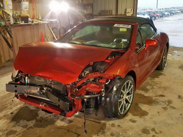 4A37L2EF0BE003028 - 2011 MITSUBISHI ECLIPSE SP RED photo 2