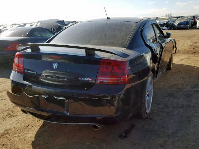 2B3LA73W48H151306 - 2008 DODGE CHARGER SR BLACK photo 4