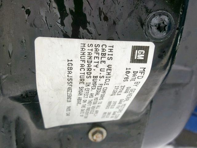 1G8AJ55F46Z150610 - 2006 SATURN ION LEVEL BLUE photo 10