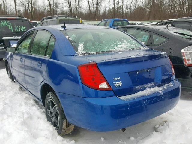 1G8AJ55F46Z150610 - 2006 SATURN ION LEVEL BLUE photo 3