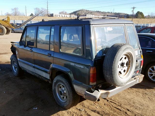 JACCH58R3L8902412 - 1990 ISUZU TROOPER BLACK photo 3