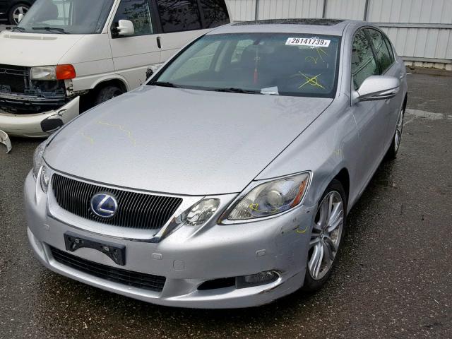 JTHBC96S985014201 - 2008 LEXUS GS 450H SILVER photo 2