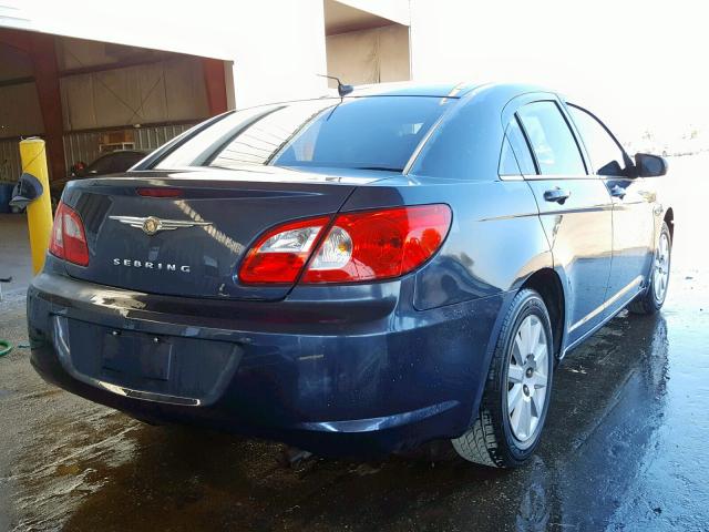 1C3LC46K98N111850 - 2008 CHRYSLER SEBRING LX BLUE photo 4