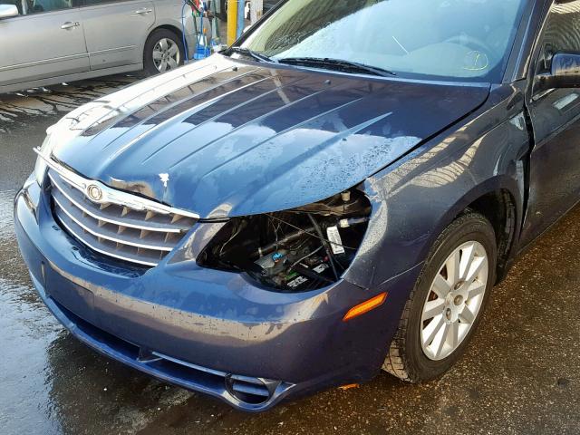 1C3LC46K98N111850 - 2008 CHRYSLER SEBRING LX BLUE photo 9