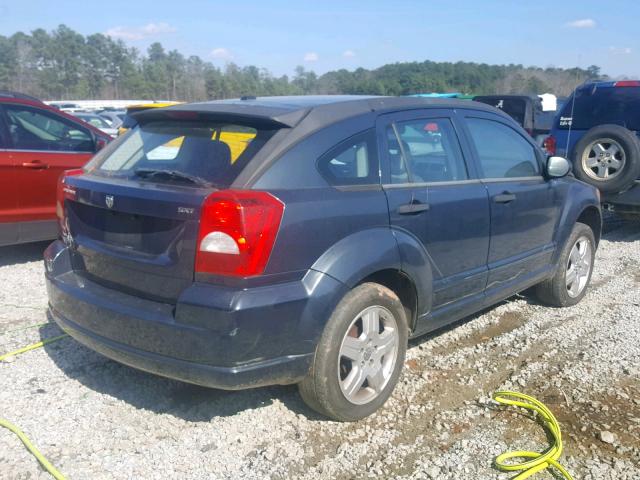 1B3HB48B88D694887 - 2008 DODGE CALIBER SX BLUE photo 4