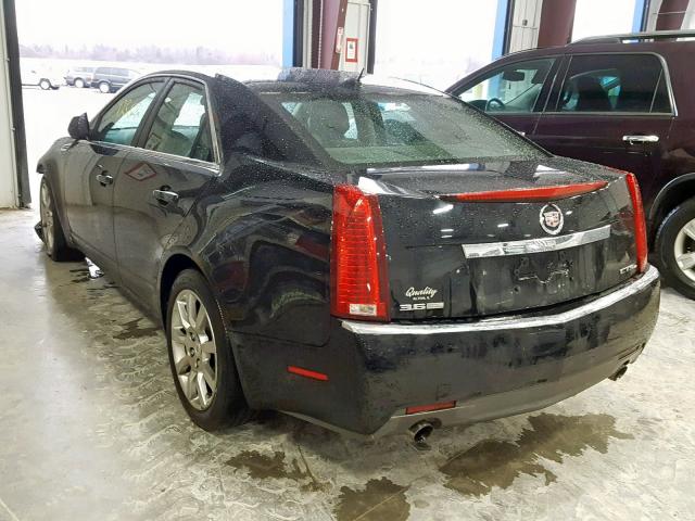 1G6DS57V280206106 - 2008 CADILLAC CTS HI FEA BLACK photo 3