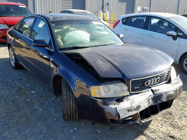 WAULD64B14N024491 - 2004 AUDI A6 2.7T QU BLACK photo 1