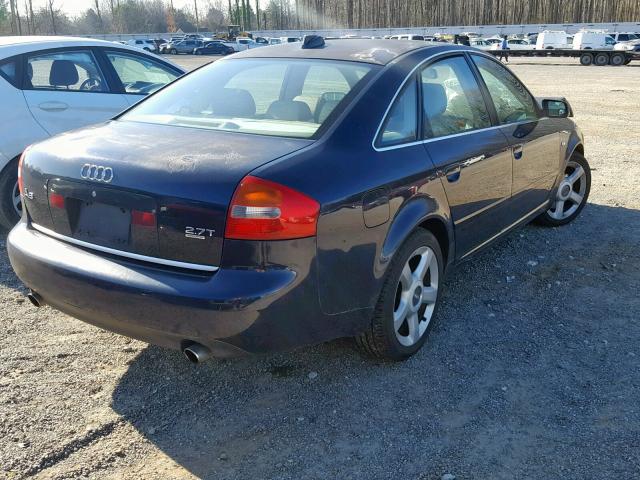 WAULD64B14N024491 - 2004 AUDI A6 2.7T QU BLACK photo 4