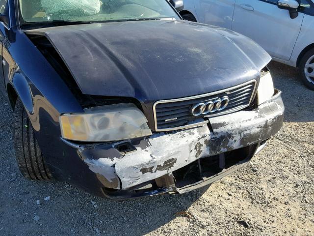 WAULD64B14N024491 - 2004 AUDI A6 2.7T QU BLACK photo 9