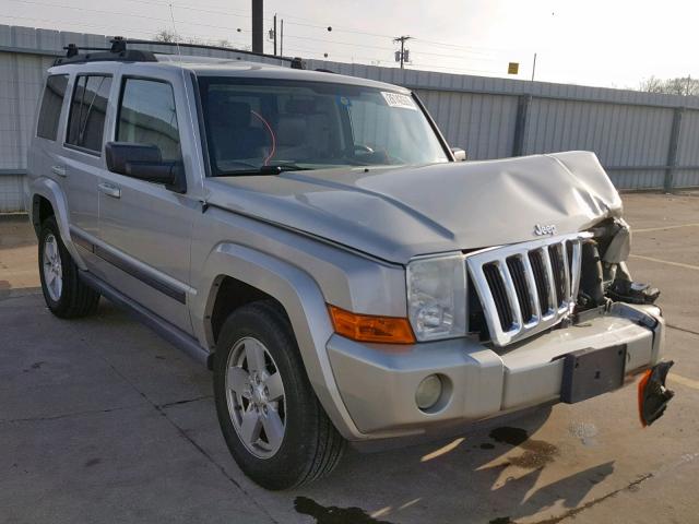 1J8HH48P67C512688 - 2007 JEEP COMMANDER SILVER photo 1