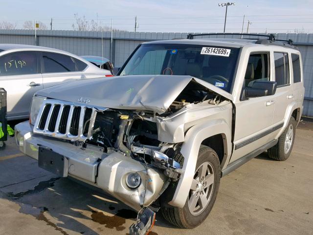 1J8HH48P67C512688 - 2007 JEEP COMMANDER SILVER photo 2