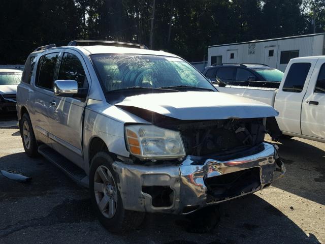 5N1AA08A34N735588 - 2004 NISSAN ARMADA SE SILVER photo 1