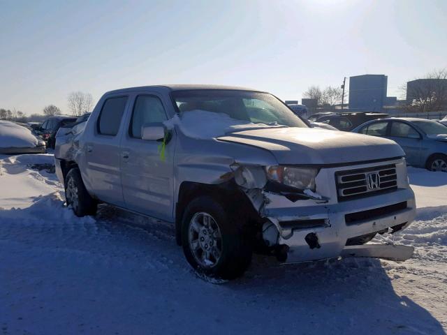 2HJYK16456H565065 - 2006 HONDA RIDGELINE SILVER photo 1