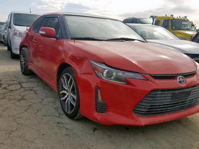 JTKJF5C79FJ001233 - 2015 TOYOTA SCION TC RED photo 1