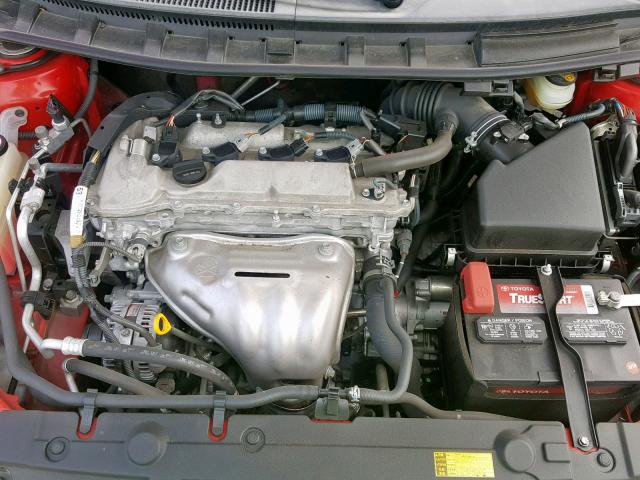 JTKJF5C79FJ001233 - 2015 TOYOTA SCION TC RED photo 7