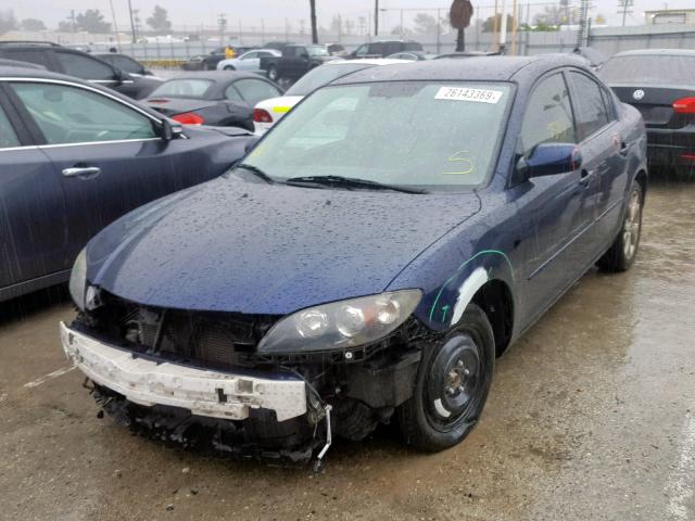 JM1BK32G391253089 - 2009 MAZDA 3 I BLUE photo 2