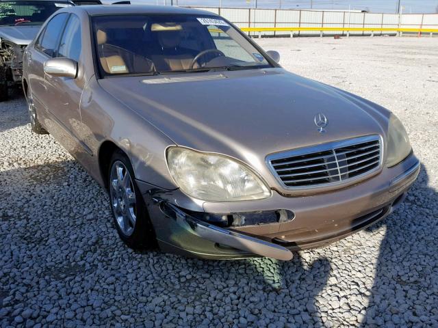WDBNG70J52A254933 - 2002 MERCEDES-BENZ S 430 GOLD photo 1