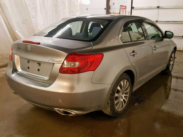 JS2RF9A34A6100884 - 2010 SUZUKI KIZASHI SE GRAY photo 4