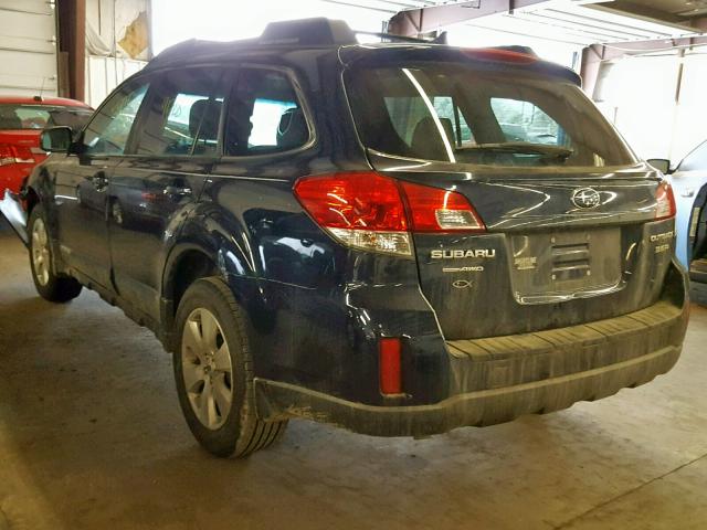 4S4BRDJC2C2220999 - 2012 SUBARU OUTBACK 3. BLUE photo 3