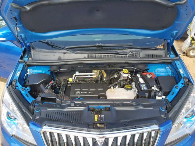 KL4CJASBXEB673933 - 2014 BUICK ENCORE BLUE photo 7