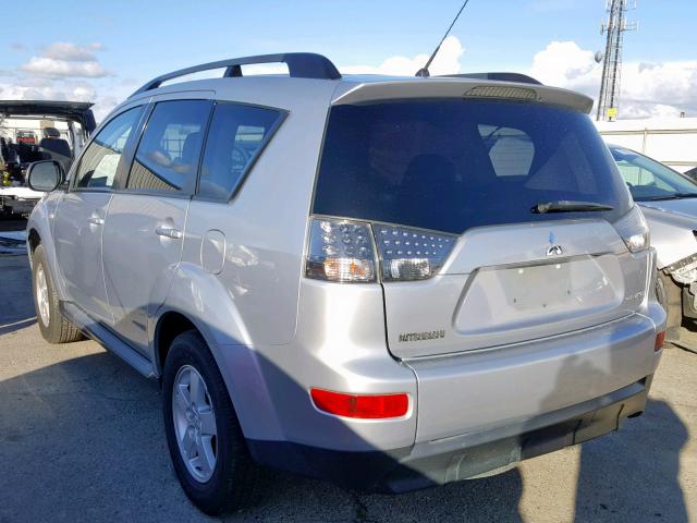 JA4LS21W29Z009839 - 2009 MITSUBISHI OUTLANDER SILVER photo 3