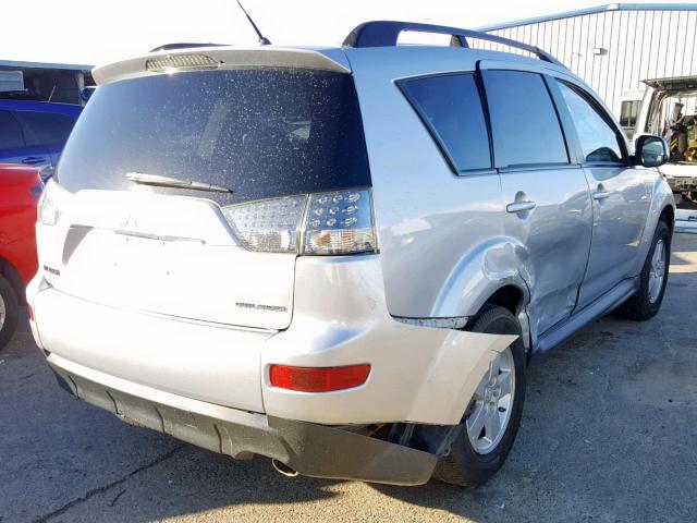 JA4LS21W29Z009839 - 2009 MITSUBISHI OUTLANDER SILVER photo 4