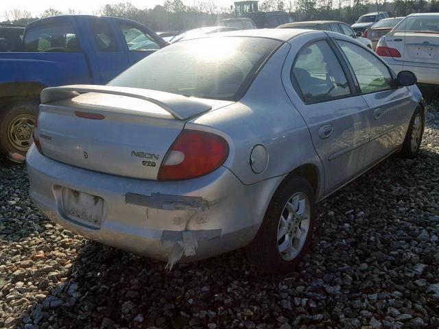 1B3ES56C72D627175 - 2002 DODGE NEON ES GRAY photo 4