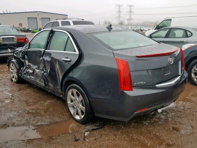 1G6AH5RX3E0193765 - 2014 CADILLAC ATS LUXURY GRAY photo 3