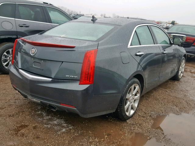 1G6AH5RX3E0193765 - 2014 CADILLAC ATS LUXURY GRAY photo 4