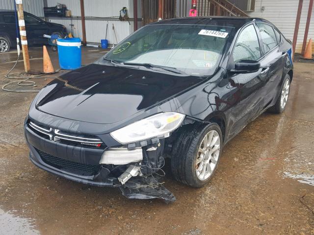 1C3CDFCH5DD303655 - 2013 DODGE DART LIMIT BLACK photo 2