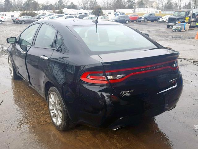 1C3CDFCH5DD303655 - 2013 DODGE DART LIMIT BLACK photo 3