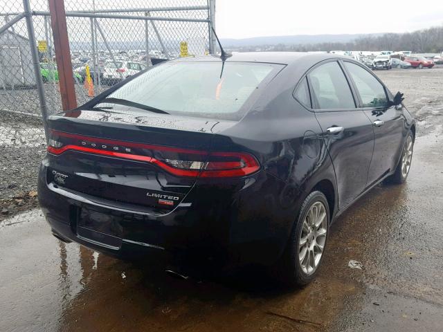 1C3CDFCH5DD303655 - 2013 DODGE DART LIMIT BLACK photo 4