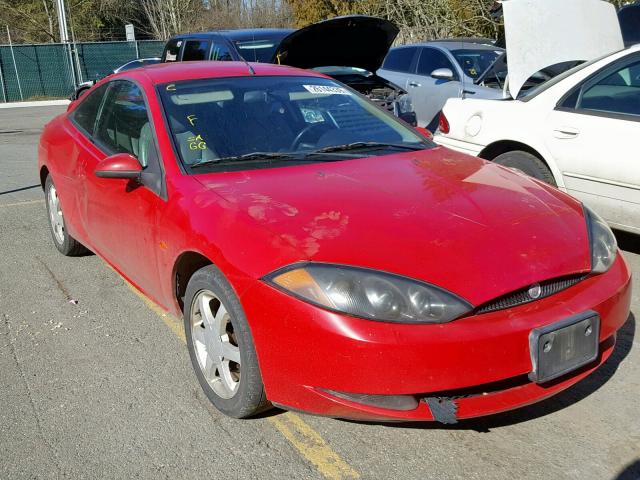 1ZWFT61L2Y5632440 - 2000 MERCURY COUGAR V6 RED photo 1